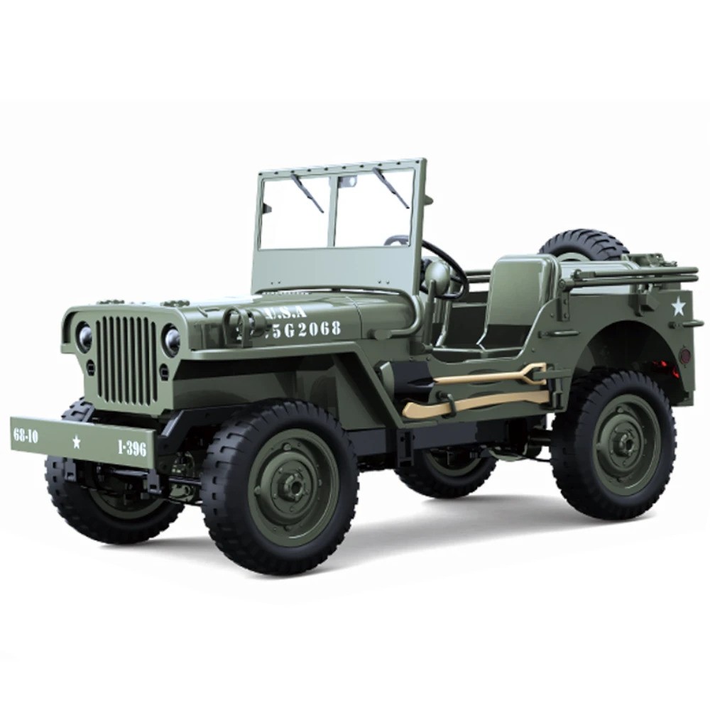 1/10 ウィリス ジープ JJRC c8815 電動 RC ラジコン 4WD JJRC C8815 RTR 1/10 4WD RC Willys Military Truck – Rock Crawler